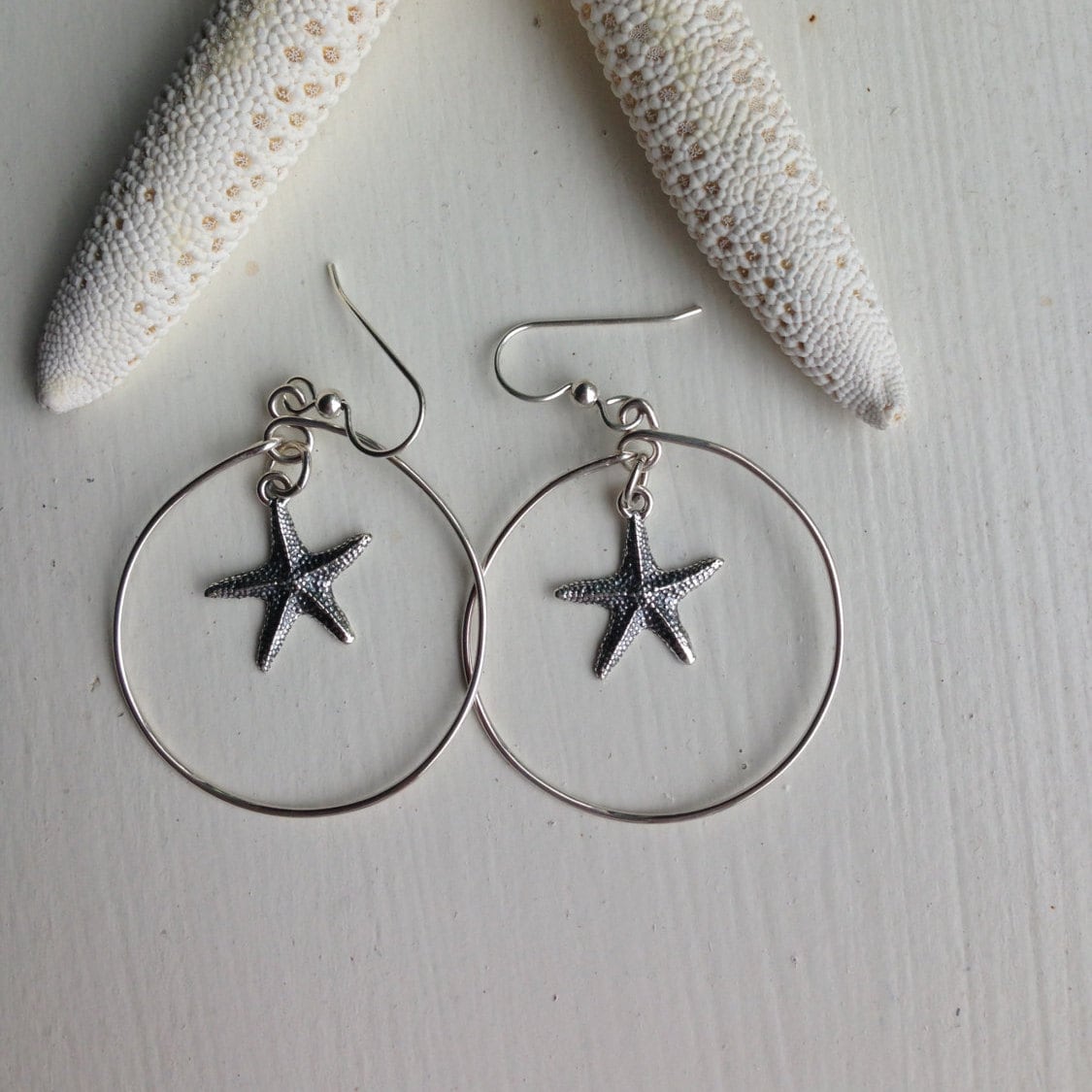 Sterling Silber Starfish Ohrringe - Made in Hawai'i, Usa Ideal Als Geburtstags-, Hochzeits-, Brautpartygeschenk von LiquidSilverDesign
