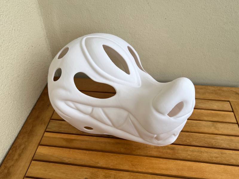 Cyclops V2 3D Gedruckte Fursuit Headbase von LiquidToothCreations