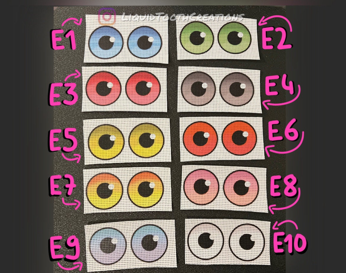 Vorgefertigtes Fursuit Eye Mesh | Eye Blanks Optional Vorgefertigtes Fursuit Eye Mesh | Eye Blanks Optional von LiquidToothCreations