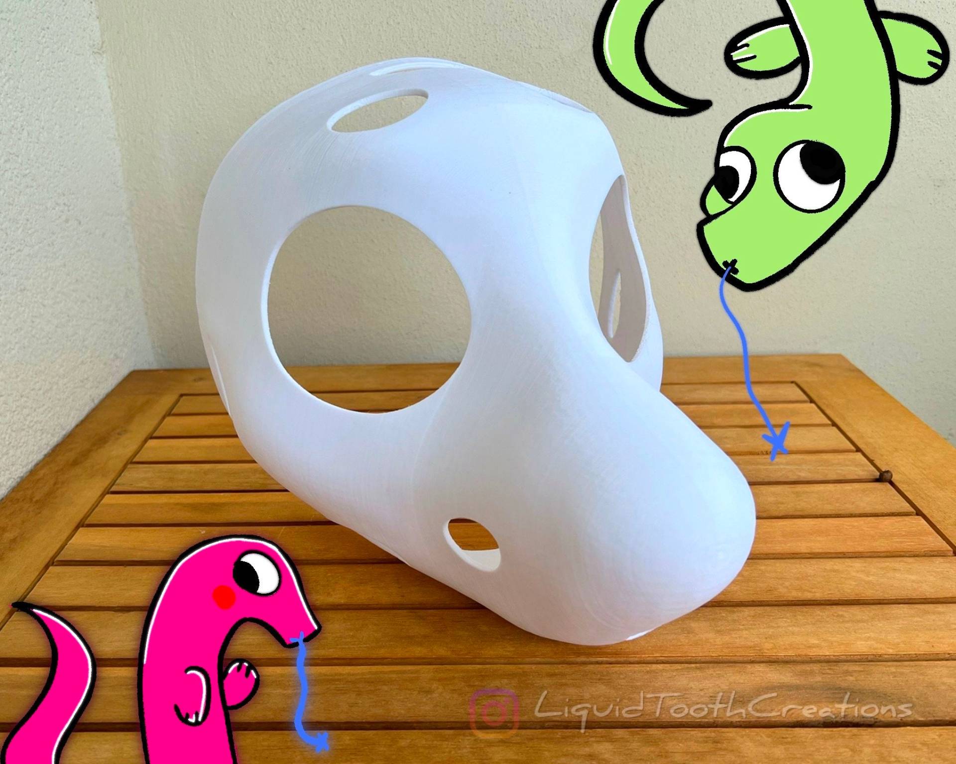 Worm On A String Fursuit Base Worm On A String Fursuit Base von LiquidToothCreations