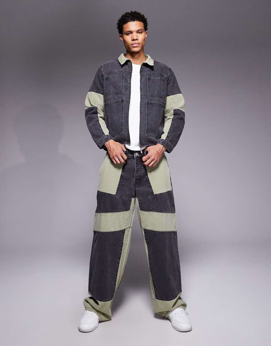 Liquor N Poker - Weite, bunte Jeans mit Biker-Einsätzen, Kombiteil Liquor N Poker - Weite, bunte Jeans mit Biker-Einsätzen, Kombiteil von Liquor N Poker