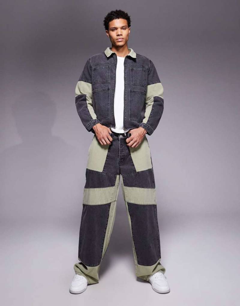 Liquor N Poker - Weite, bunte Jeans mit Biker-Einsätzen, Kombiteil Liquor N Poker - Weite, bunte Jeans mit Biker-Einsätzen, Kombiteil von Liquor N Poker