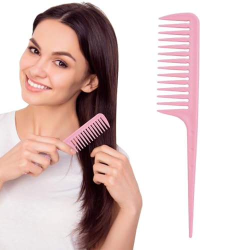 Combs Trennen Kämmen Kämmen für Frauen - Friseurzubehör mit breiter Zahnung Haarausbreitungswerkzeug - Dispettle Comoving Grip Grips in Combs für die von Liqzirtu