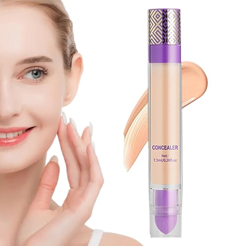 Concealer - Concealer, 4 in 1 wasserdichte vollständige Abdeckung langlebiger Korrektorstock | Strahlendhellende Feuchtigkeit CC Cream Cosmetics 7,5 ml für Frauen Concealer Stick Blem von Liqzirtu