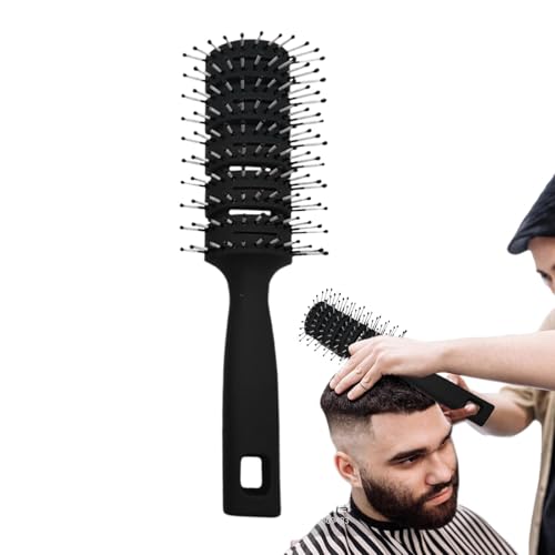 Entlüftete Haarbürste – Anti-Statik-Haar, Paddelbürste | Haarbürste für Männer und Frauen, Massagekamm, Rippenkamm-Design in Reihe, Haare von Liqzirtu