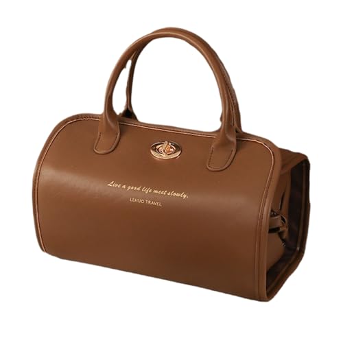 Faltbare Kosmetiktasche, wasserdicht, mit tragbarer Make-up-Tasche, abnehmbarer Organizer für Frauen, kompakte Kulturtasche, Rolle mit großer Kapazität, für unterwegs, Single Attribute, Consulte la von Liqzirtu