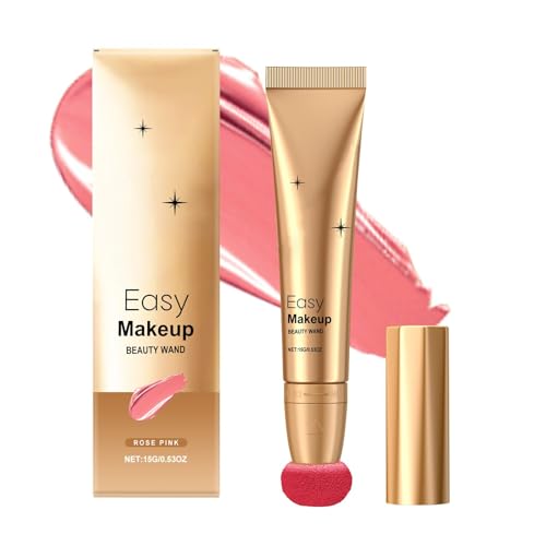 Flüssiges Rouge, Halo-Glow-Rouge - Kein Highlighter-Band zum Konturieren von Halo-Glow - Flüssiger Rougestab für Frauen Mädchen Make-up für Reisen zu Hause von Liqzirtu