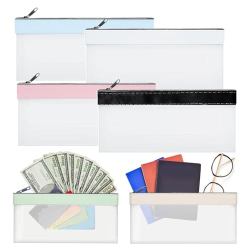 Geldtaschen mit Reißverschluss, Geldbeutel, Geldbeutel, Geldbeutel, Geldbeutel, 6 x Geldbeutel, Geldbeutel, Geldbeutel, Banktasche von Liqzirtu