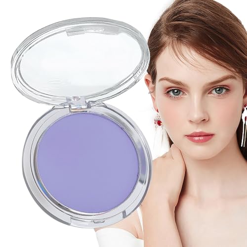 Giolatina gepresstes Pulver - Pudereinstellung, 60 g loses Finish, Gesichts-Make-up-Werkzeug zur natürlichen Feuchtigkeitskontrolle für Frauen von Liqzirtu