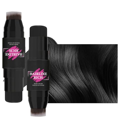 Haar-Concealer für Frauen | Natürlicher wasserdichter Haarfärbe-Stick | langanhaltende Abdeckung für dünner werdende Bereiche und Glatze Herren Haarfarbe von Liqzirtu