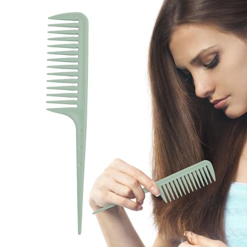 Haarkämme für Frauen – Spitzschwanz-Haarscheitel-Werkzeug, Schwanz-Teasing-Bürste – leichte Kämme, Entwirrungsbürste für Friseure von Liqzirtu