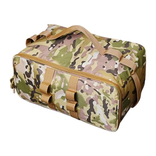 Liqzirtu Camping-Besteck-Organizer | Wasserfeste Kochgeschirr-Tasche,Große Tragbare Utensilien Tasche Für Grillen Klettern Picknick Wanderung von Liqzirtu
