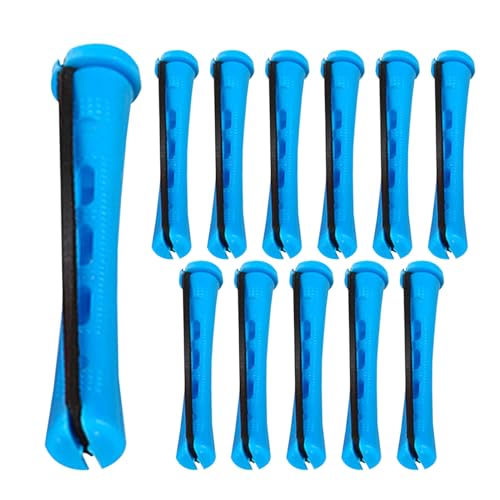 Lockenwickler ohne, Lockenwickler ohne – 12 x Lockenwickler für langes Haar mit Gummibändern, Styling-Werkzeug ohne, tragbar, für Frauen zu Hause und zu Hause von Liqzirtu