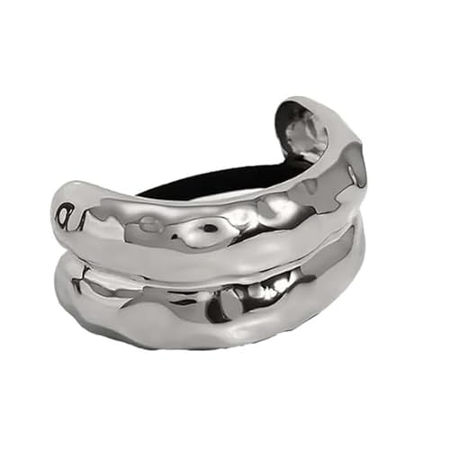 Metall-Haargummi, Manschetten-Pferdeschwanzhalter,Haargummi, elastisch, einzigartiger Pferdeschwanzhalter | Haarband, bequeme Haarmanschette für Frauen, Freundin, Mutter, Ehefrau von Liqzirtu