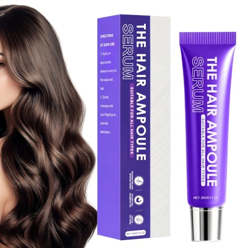 Pflegendes Haaröl,20g Haarstärkende Lösung - Feuchtigkeitsspendende Kopfhautpflege für Männer Frauen Beschädigt Lockig Über Nacht Reise Salon Zuhause,Geschädigte Dünne Lockige Für Frauen von Liqzirtu