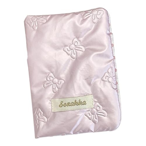 Reisepasshülle, PU-Leder, Reisepasshülle, Reisebrieftasche, Schleife, Reisepasshülle, Schutz für Damen und Erwachsene, Rose, Refer to Description, Uni von Liqzirtu