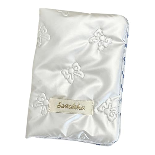 Reisepasshülle, PU-Leder, Reisepasshülle, Reisebrieftasche, Schleife, Reisepasshülle, Schutz für Damen und Erwachsene, beige, Refer to Description, Uni von Liqzirtu