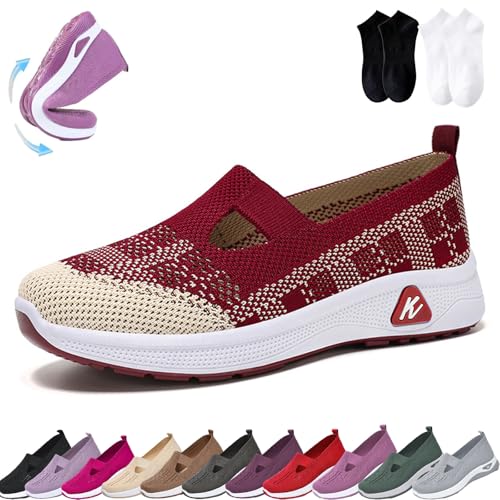 Marlene Schuhe, Marlene-Der Sommerschuh Fürleichtigkeit, Die Du Spurst, Orthopädische Schuhe Damen, Bequem Atmungsaktiv Sommerschuhe (C, Erwachsene, 41, Numerisch, EU Schuhgrößensystem, Breit) von Lircofi