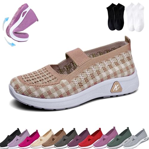 Marlene Schuhe, Marlene-Der Sommerschuh Fürleichtigkeit, Die Du Spurst, Orthopädische Schuhe Damen, Bequem Atmungsaktiv Sommerschuhe (G, Erwachsene, 38, Numerisch, EU Schuhgrößensystem, Breit) von Lircofi