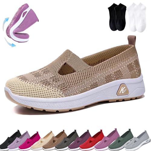 Marlene Schuhe, Marlene-Der Sommerschuh Fürleichtigkeit, Die Du Spurst, Orthopädische Schuhe Damen, Bequem Atmungsaktiv Sommerschuhe (L, Erwachsene, 41, Numerisch, EU Schuhgrößensystem, Breit) von Lircofi