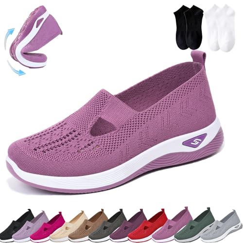 Marlene Schuhe, Marlene-Der Sommerschuh Fürleichtigkeit, Die Du Spurst, Orthopädische Schuhe Damen, Bequem Atmungsaktiv Sommerschuhe (M, Erwachsene, 43, Numerisch, EU Schuhgrößensystem, Breit) von Lircofi