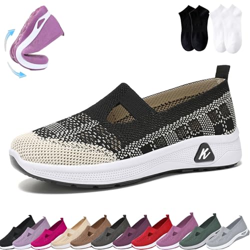 Marlene Schuhe, Marlene-Der Sommerschuh Fürleichtigkeit, Die Du Spurst, Orthopädische Schuhe Damen, Bequem Atmungsaktiv Sommerschuhe (S, Erwachsene, 39, Numerisch, EU Schuhgrößensystem, Breit) von Lircofi