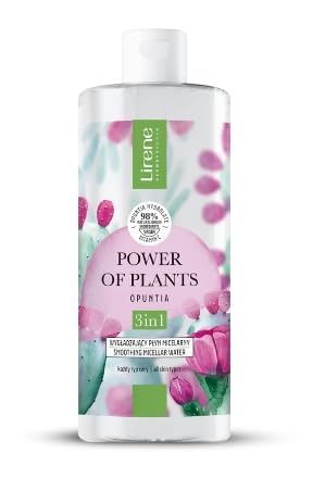 Lirene Kraft der Pflanzen Opuntia Glättende Mizellenlotion 3in1, 400 ml - Langfristige Gültigkeit! von Lirene