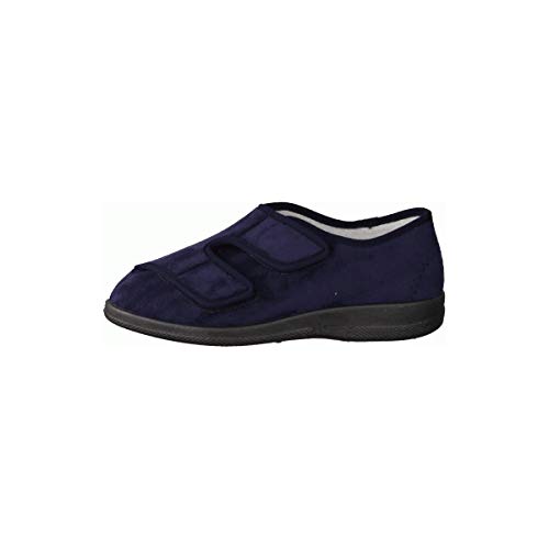 LIROMED Herren Hausschuhe 476-20Z5 Marine (blau) - geschlossener Hausschuh - VERBANDSCHUHE, Blau blau 222014 von LIROMED