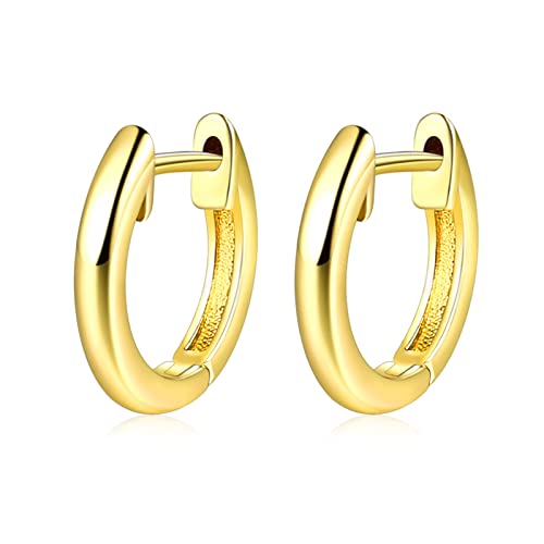 Lirzxin Creolen 585 Gelbgold, Ohrringe Damen Einfach Poliert Creolen Hochzeit Ohrringe für Braut Gelbgold Lirzxin Creolen 585 Gelbgold, Ohrringe Damen Einfach Poliert Creolen Hochzeit Ohrringe für Braut Gelbgold von Lirzxin