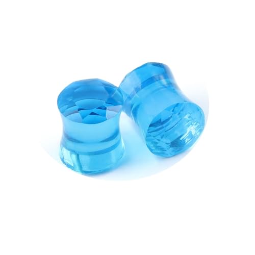 Lirzxin Flesh Tunnel Plug 12mm, 2 Stück Ohr Tunnel Acryl Damen Herren Double Flared Massiv Rund Ohr Plug 12mm Hellblau Lirzxin Flesh Tunnel Plug 12mm, 2 Stück Ohr Tunnel Acryl Damen Herren Double Flared Massiv Rund Ohr Plug 12mm Hellblau von Lirzxin