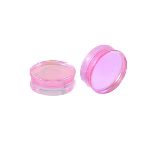 Lirzxin Ohr Flesh Tunnel 22mm, 2 Stück Tunnel Plug Glas Herren Damen Double Flared Massiv Rund Halbtransparent Ohr Plug 22mm Rosa Lirzxin Ohr Flesh Tunnel 22mm, 2 Stück Tunnel Plug Glas Herren Damen Double Flared Massiv Rund Halbtransparent Ohr Plug 22mm Rosa von Lirzxin