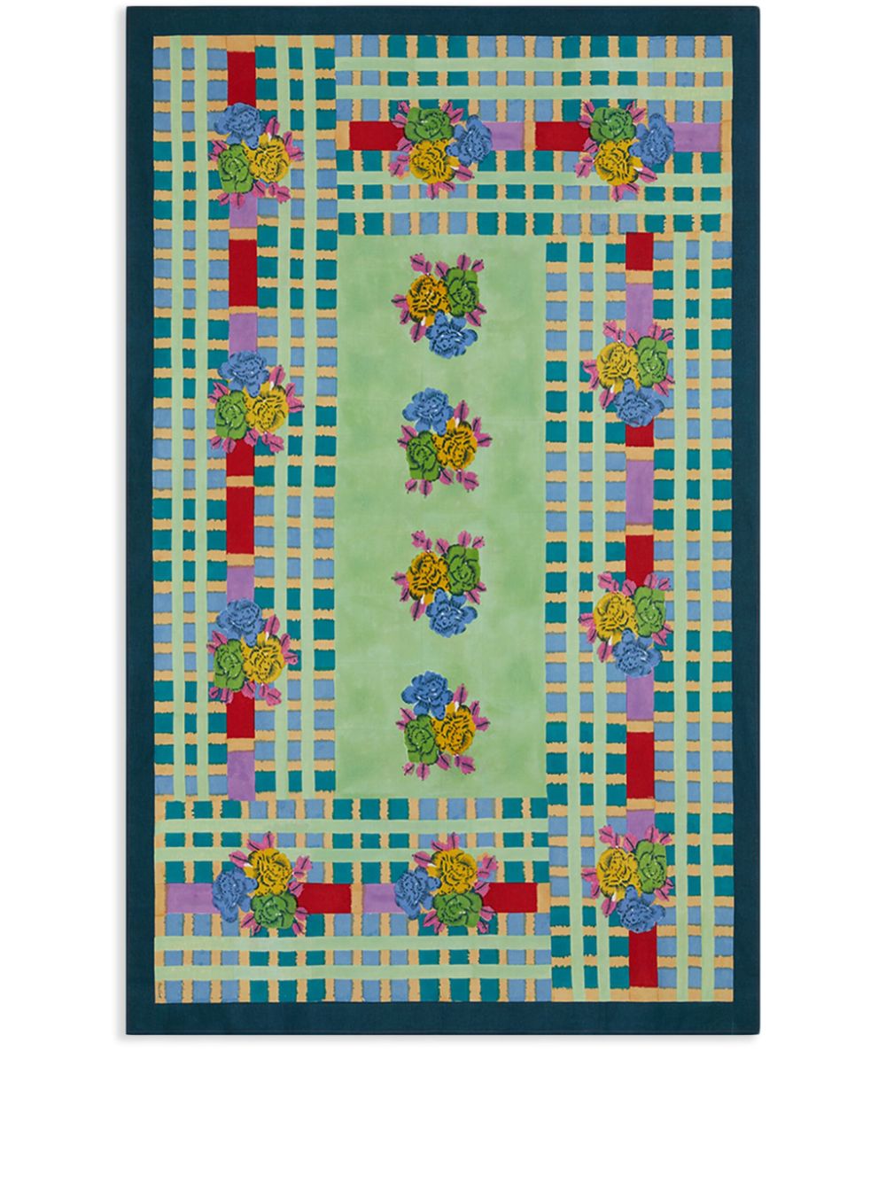 Lisa Corti Ankara Aqua Tischdecke 180 x 270cm - Mehrfarbig von Lisa Corti