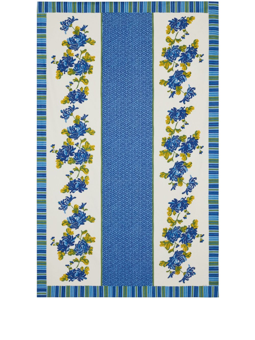 Lisa Corti Tischdecke mit Blumen-Print - Blau von Lisa Corti