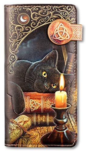 Fantasy-Geldbörse mit Katze - Witching Hour - geprägt | Geldbeutel, Mehrfarbig by Lisa Parker von Lisa Parker