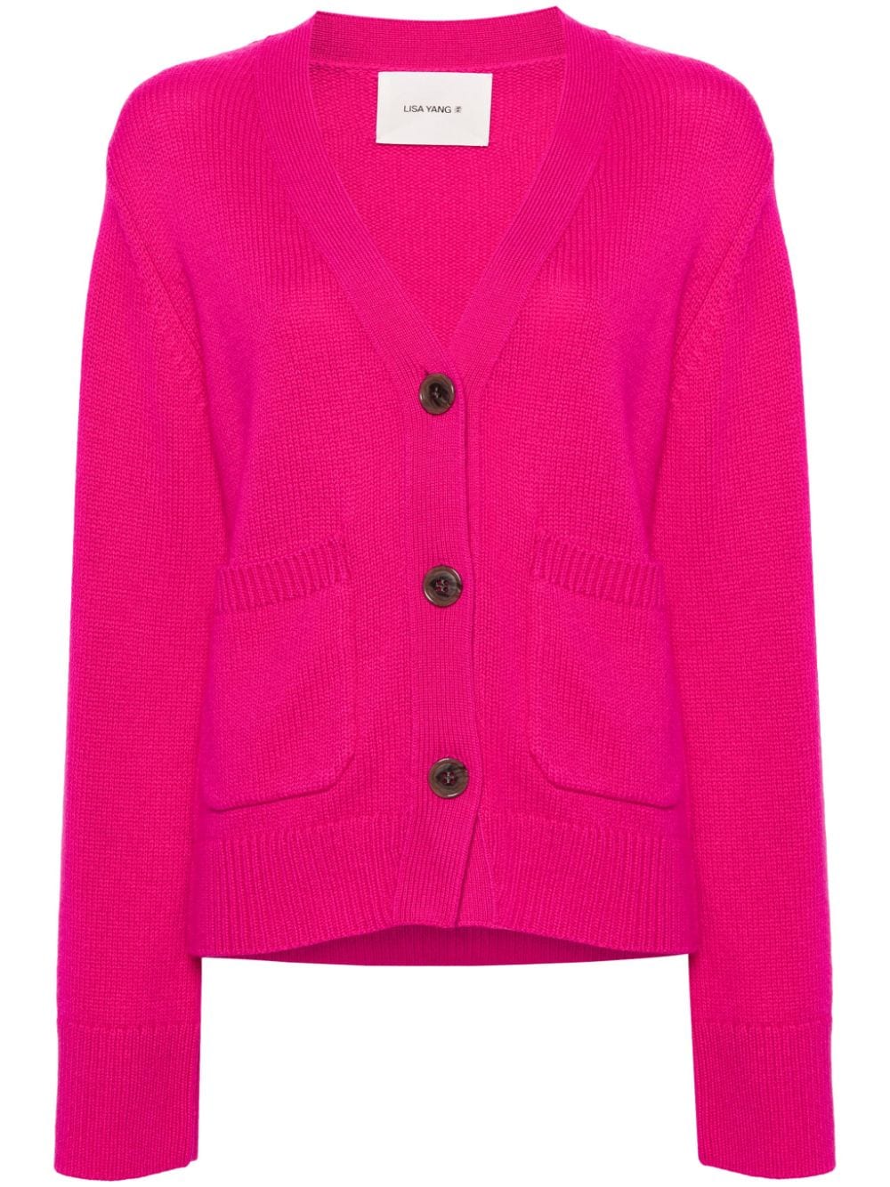 Lisa Yang Danni Cardigan aus Kaschmir - Rosa von Lisa Yang