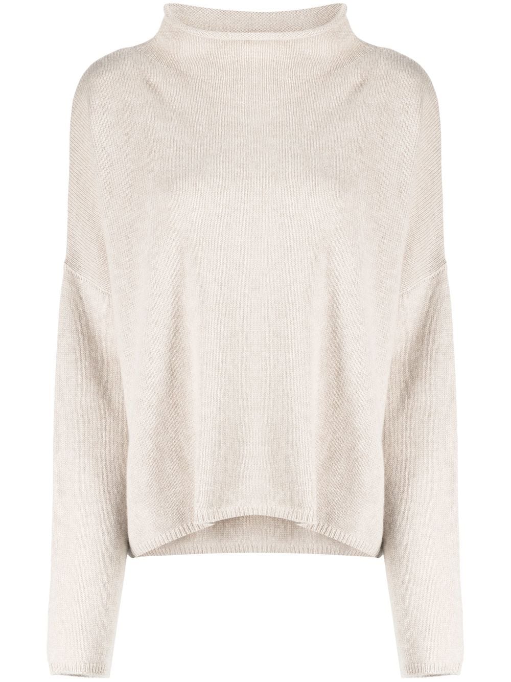 Lisa Yang Kaschmirpullover mit Stehkragen - Nude von Lisa Yang