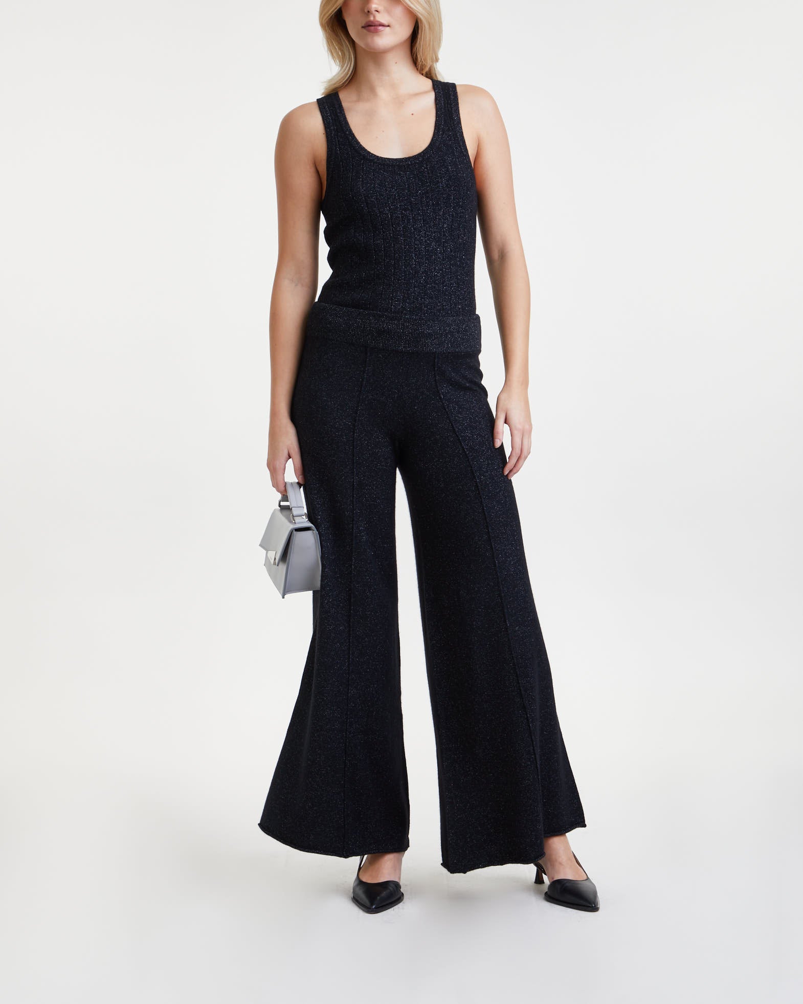 LISA YANG Trousers Ilaria Sparkle Cashmere Black von LISA YANG