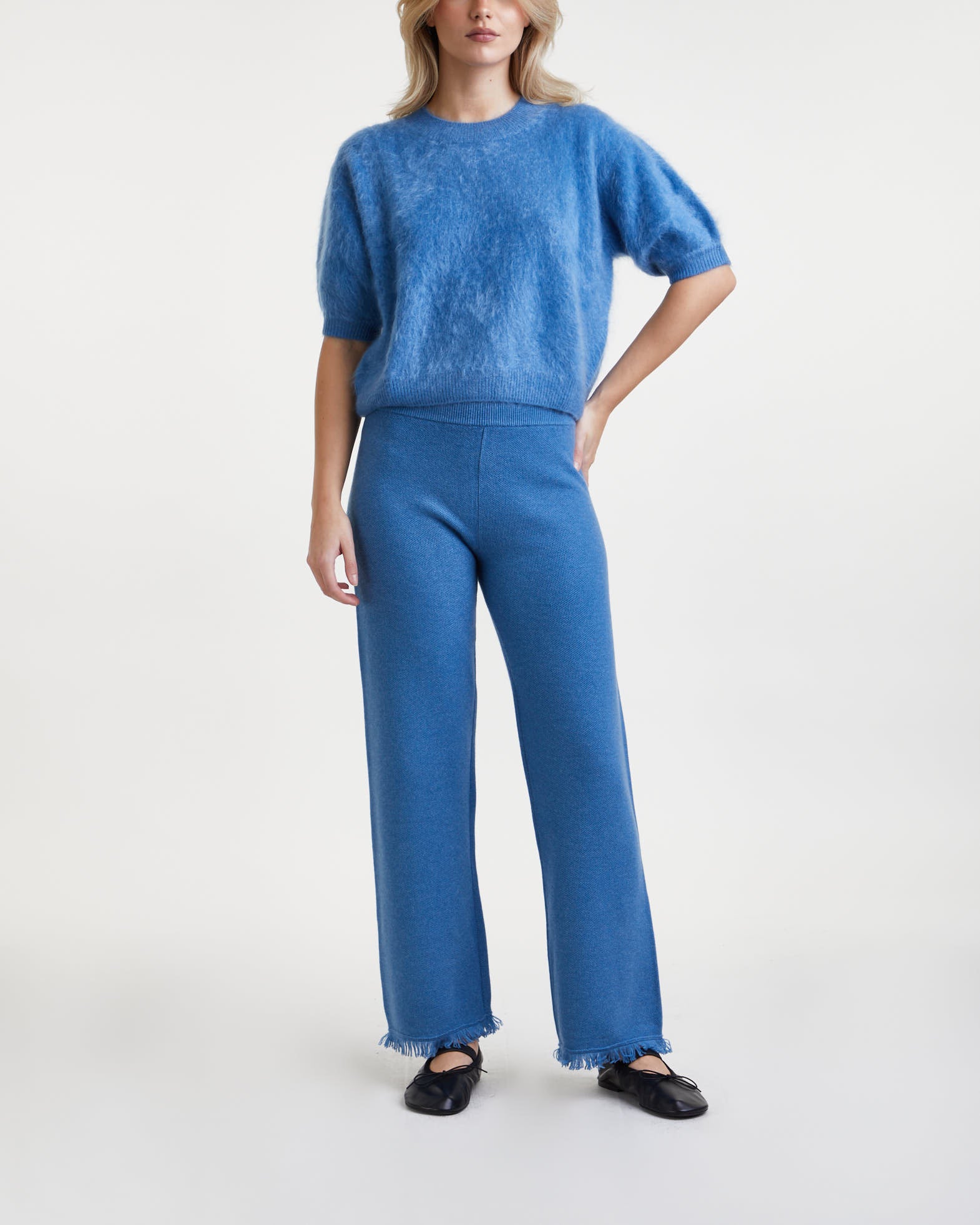 LISA YANG Trousers Layla Cashmere Blå von LISA YANG