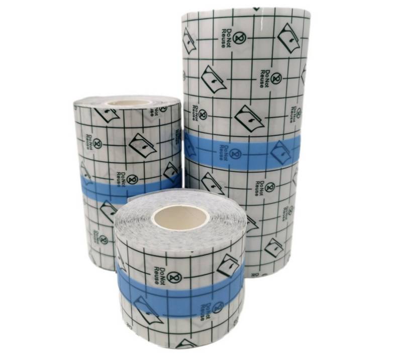LisaCare Wundpflaster Duschpflaster - Tattoopflaster - Selbstklebender Hautschutz (Spar-Set, 3 St., 1 Rolle 5cm, 10cm & 15cm x 10m), Wasserdichter Infektionsschutz! von LisaCare