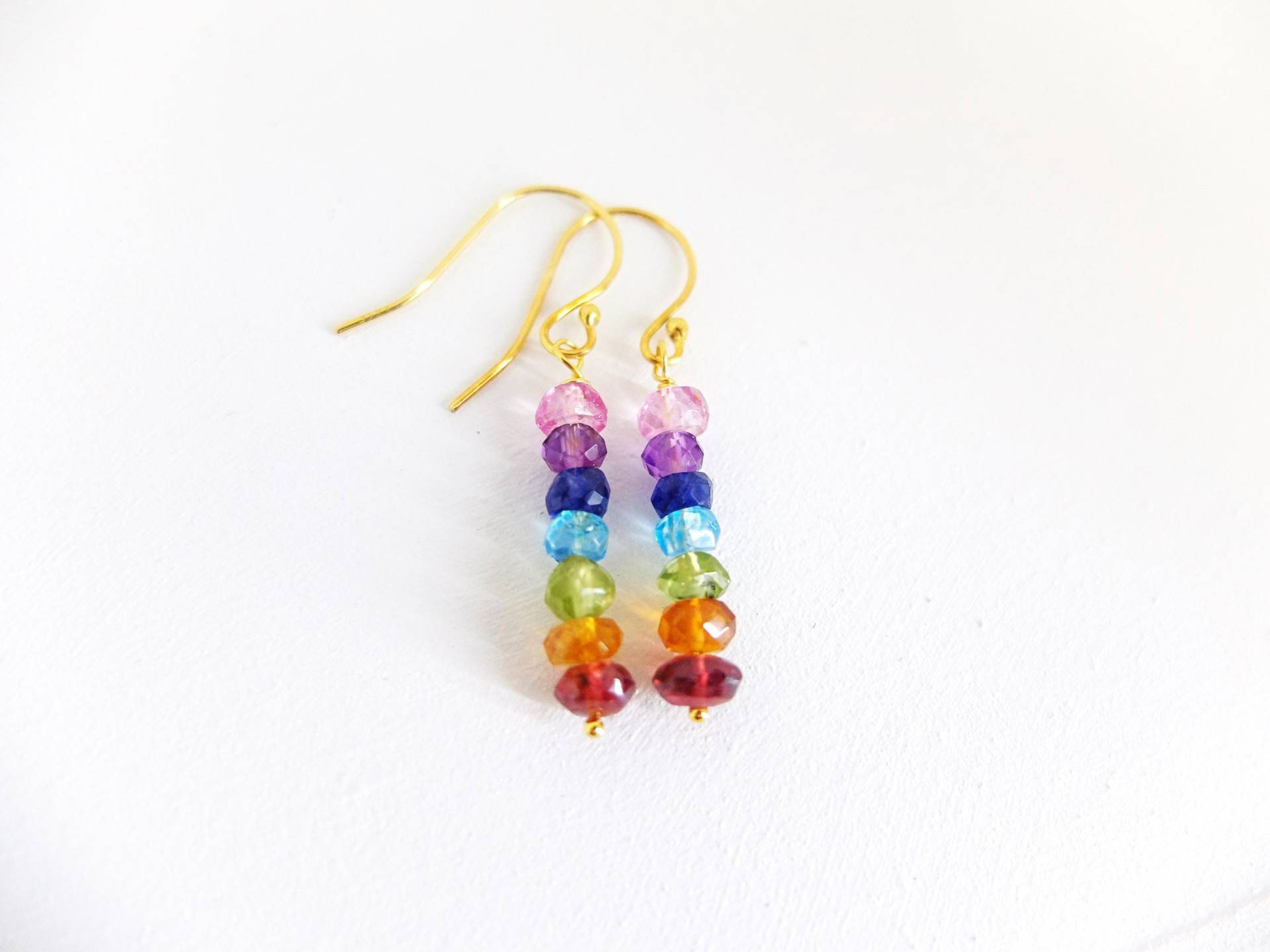 Chakra Ohrringe, Regenbogen Ohrringe von LisaCreazioni