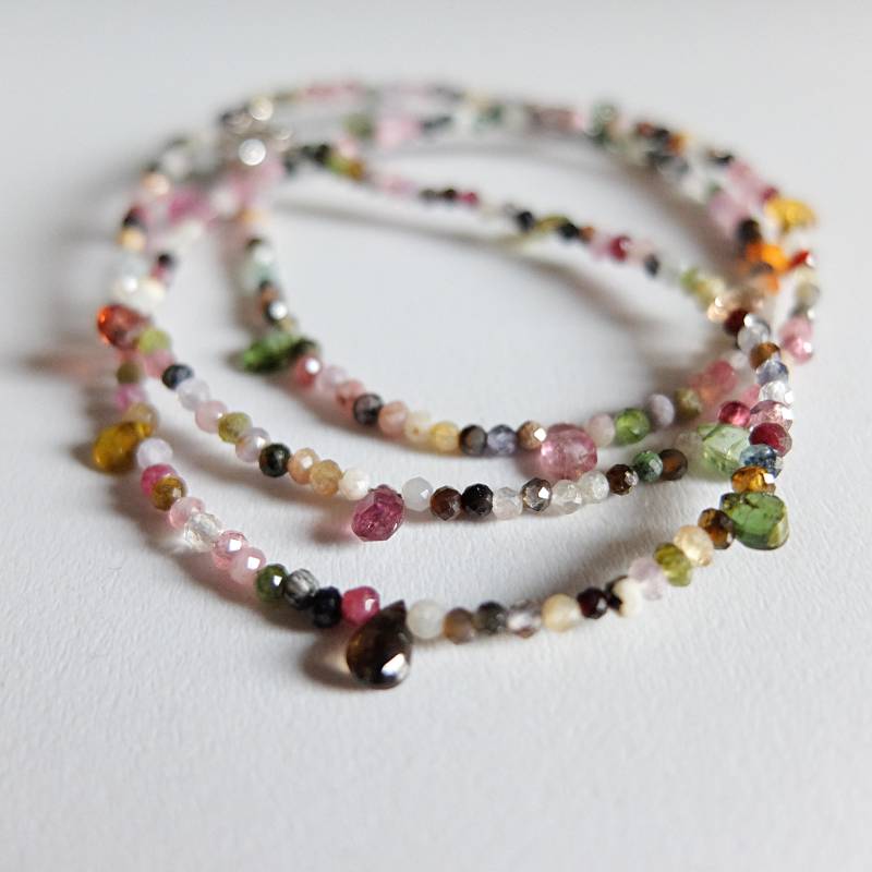 Turmalinkette Mit Turmalin-Brioletten von LisaCreazioni