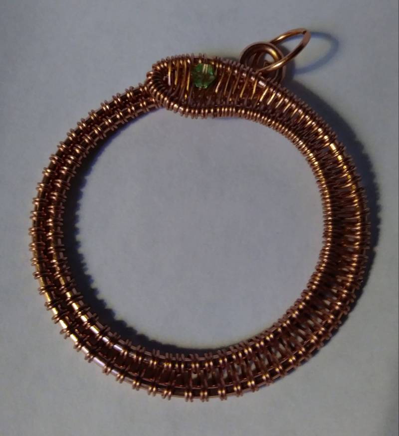 Ouroboros Schlange Anhänger Ouroboros Schlange Anhänger von LisaDurhamDesign