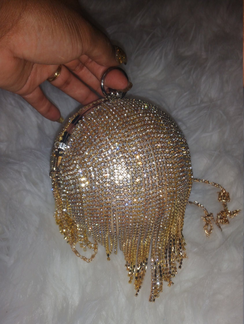 Tassel Fringe Diamond Clutch Tassel Fringe Diamond Clutch von LisaGheelz