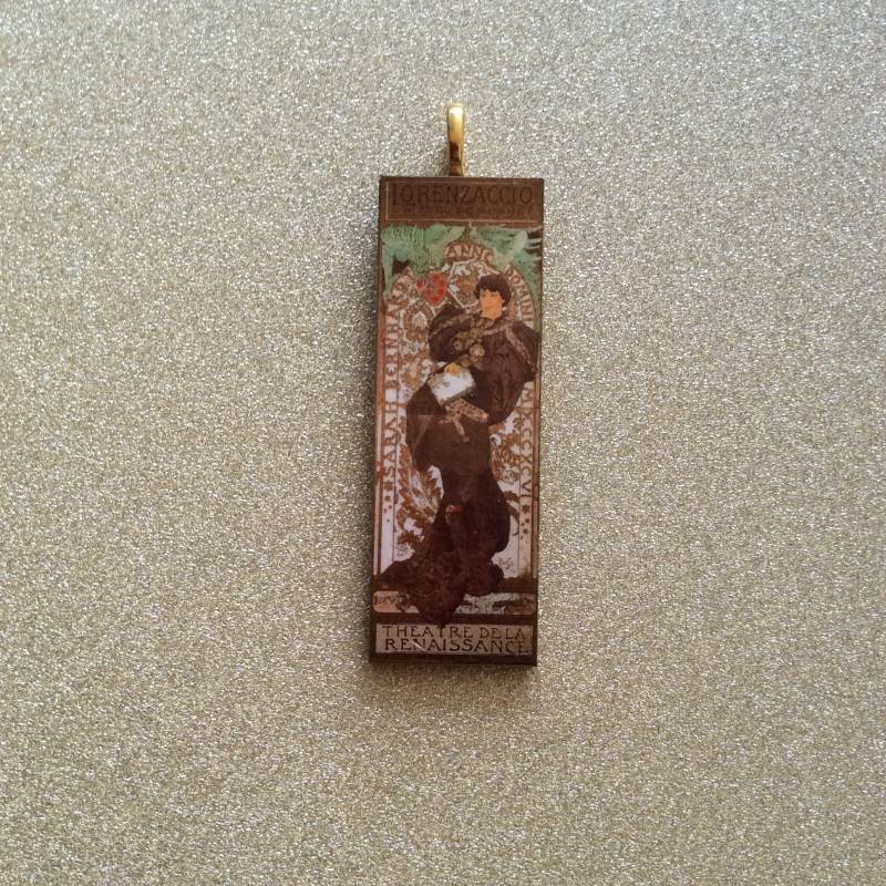 Alphonse Mucha Anhänger/Jugendstil Anhänger/Mucha Schmuck/Mucha Anhänger/Weiblicher Alphonse Mucha Anhänger/Jugendstil Anhänger/Mucha Schmuck/Mucha Anhänger/Weiblicher von LisaJanesGifts