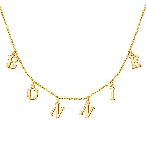 LisaKette Kette Mit Buchstabe,Buchstabenkette,Buchstaben Anhänger,Namenskette Silber/Gold/Rose,Kette Mit Name,Kette Mit Gravur,Personalisierter Schmuck,Schmuck Damen,Weihnachtsgeschenk LisaKette Kette Mit Buchstabe,Buchstabenkette,Buchstaben Anhänger,Namenskette Silber/Gold/Rose,Kette Mit Name,Kette Mit Gravur,Personalisierter Schmuck,Schmuck Damen,Weihnachtsgeschenk von LisaKette
