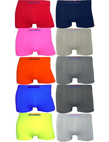 LisaModa 10er Pack Seamless Retroshorts Uomo Edition Mix M/L Unimix von LisaModa