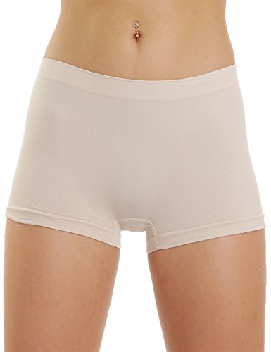 LisaModa Damen Seamless Pants 3er Pack Unterhosen (44/46, Beige) von LisaModa