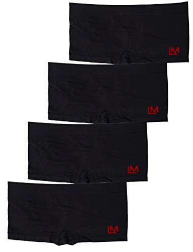 LisaModa Girls Panty 4er Pack Seamless Stretch 170/176 Schwarz von LisaModa