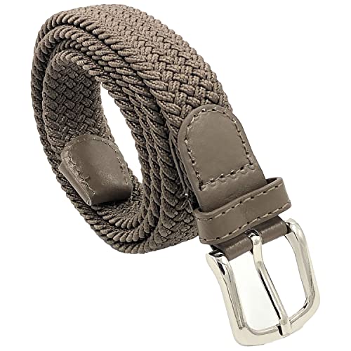 LisaModa Kinder Stretch Flechtgürtel Junge Mädchen Teenager Elastisch Viele Farben (Schlamm 10) von LisaModa