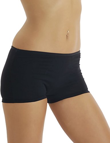 LisaModa Panty 5er Pack Stretch Baumwolle Schwarz Größe L von LisaModa